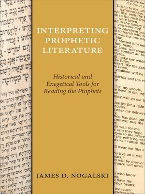 cover image of Interpreting Prophetic Literature